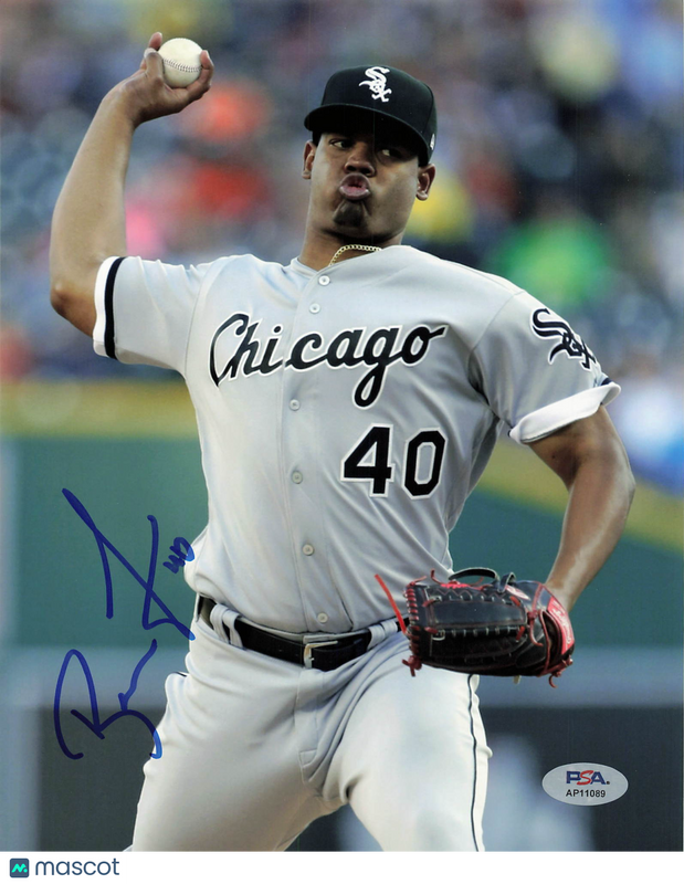 Reynaldo Lopez Chicago White Sox Signed 8x10 Photo PSA