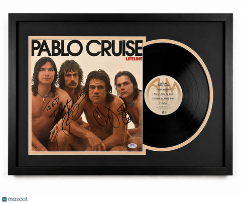 David Jenkins, Cory Lerios, Steve Price Signed Lifeline Customed Framed Vinyl