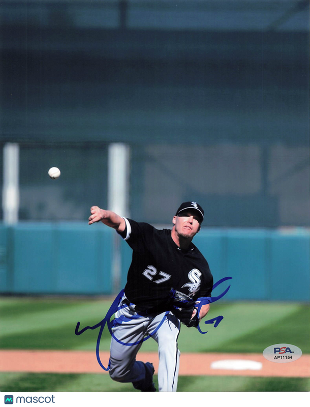 Matt Lindstrom Chicago White Sox Signed 8x10 Photo PSA