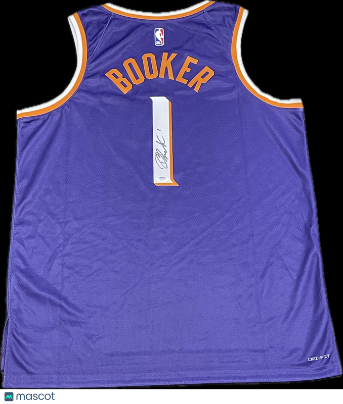 Devin Booker Signed Jersey PSA Phoenix Suns Autographed