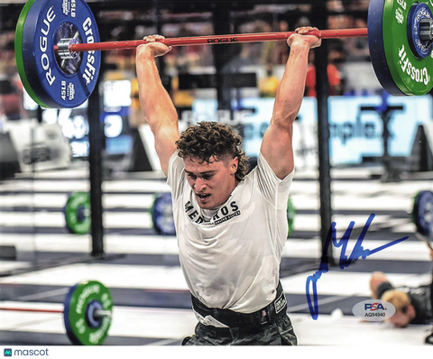 Justin Medeiros signed 8x10 photo CrossFit PSA Autographed