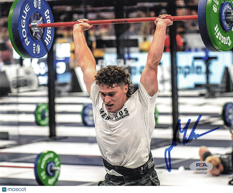 Justin Medeiros signed 8x10 photo CrossFit PSA Autographed