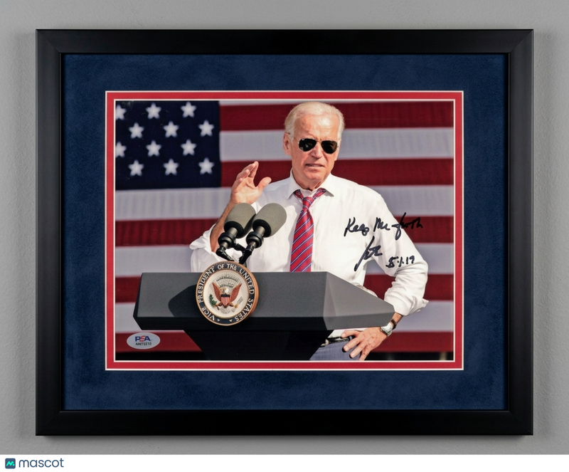 Joe Biden Signed Photo Framed PSA Autographed 11x14