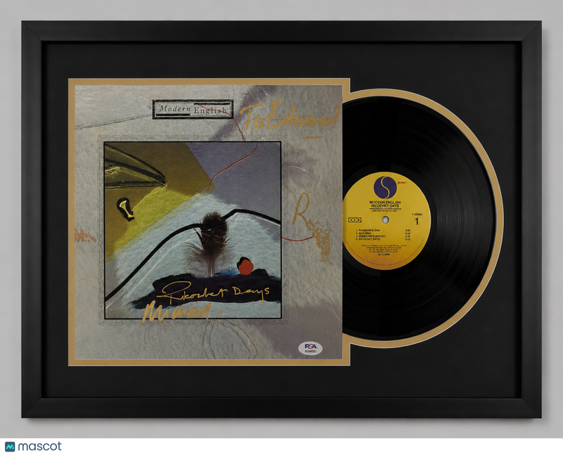 Modern English Signed Framed Vinyl Album PSA