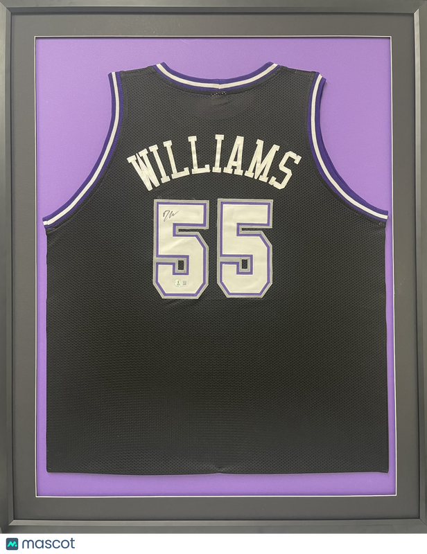 Jason Williams Signed Framed Jersey BAS Sacramento Kings Autographed