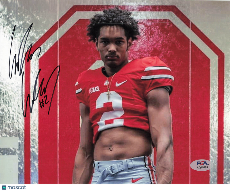 Emeka Egbuka Signed Ohio State Buckeyes Football 8x10 Photo PSA Autographed