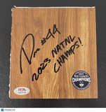 Andre Jackson Jr. UConn Huskies Signed Floorboard NCAA Division Basketball PSA