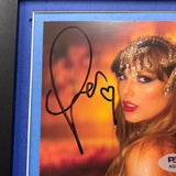 Taylor Swift signed The Life of a Showgirl Framed Display CD Album PSA Auto