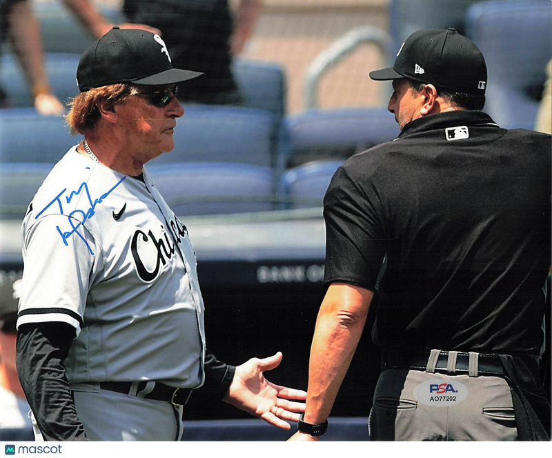 Tony LaRussa Signed 8x10 Photo PSA Chicago White Sox