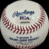 Ubaldo Jimenez Signed MLB Baseball PSA Colorado Rockies