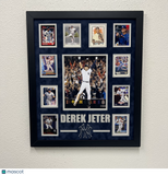 Derek Jeter 10-Card Custom Display Frame New York Yankees