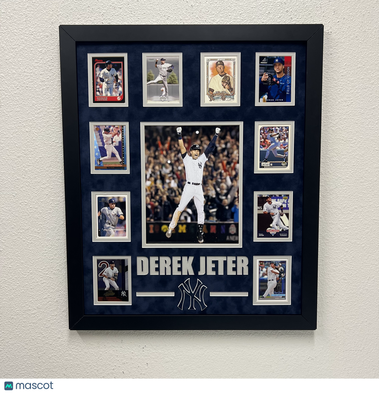 Derek Jeter 10-Card Custom Display Frame New York Yankees