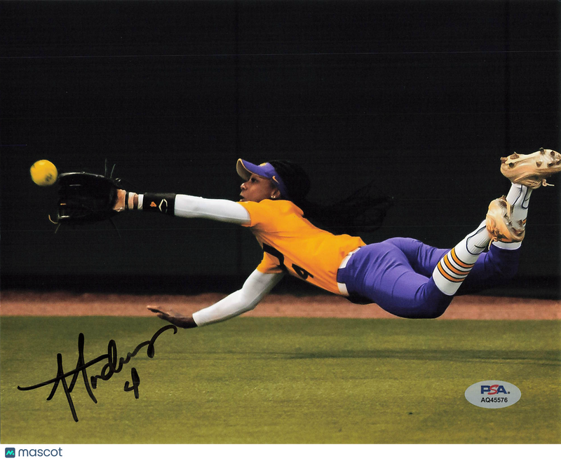 Aliyah Andrews LSU Tigers Signed 8x10 Photo PSA Auth