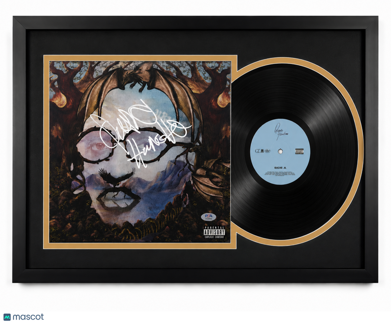 Quavo Signed Qu Huncho Custom Framed Vinyl Album PSA Auth