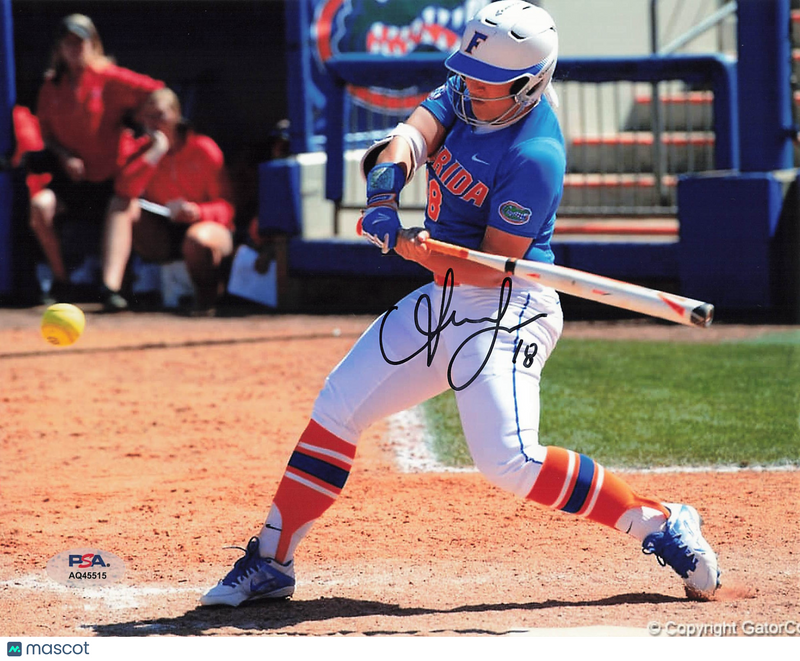 Amanda Lorenz Florida Gators Signed NCAA Softball 8x10 Photo