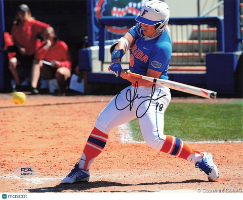 Amanda Lorenz Florida Gators Signed NCAA Softball 8x10 Photo