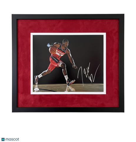 John Wall Washington Wizards Signed Basketball 11x14 Custom Framed Photo JSA