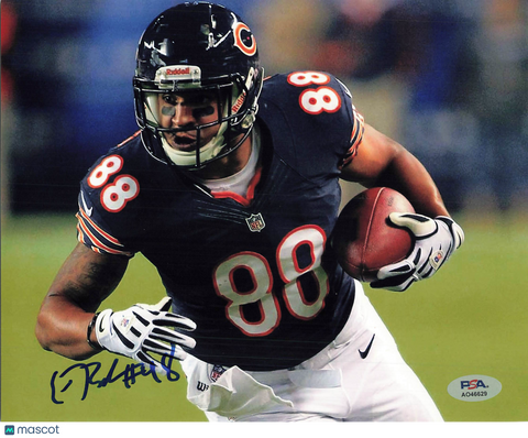 Evan Rodriguez Signed Chicago Bears Football 8x10 Photo PSA Autographed