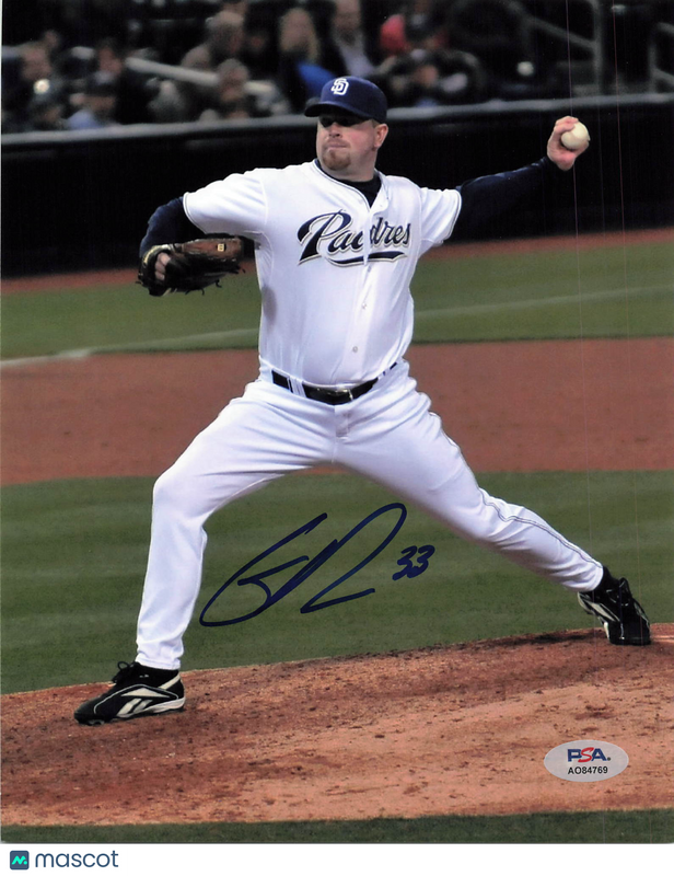Glendon Rusch San Diego Padres Signed 8x10 Photo PSA