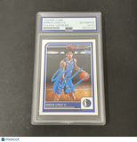 2023-24 Panini NBA Hoops #241 Dereck Lively II signed card PSA