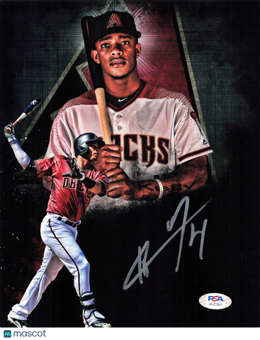 Ketel Marte Arizona Diamondbacks Signed 8x10 Photo PSA