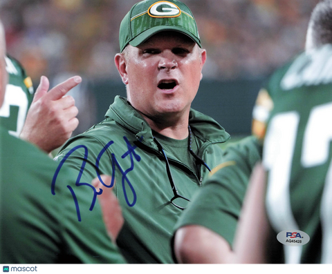 Brian Gutekunst Signed Green Bay Packers Football 8x10 Photo PSA Autographed