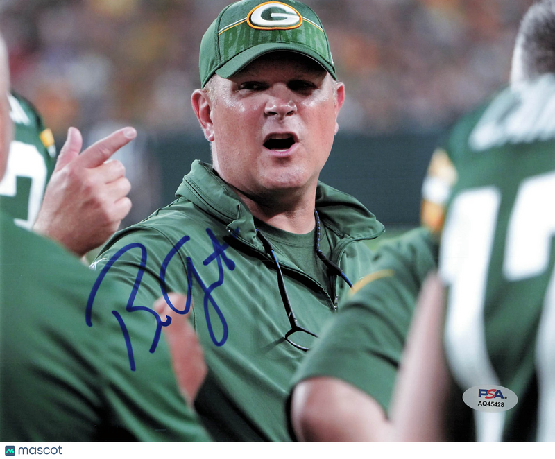 Brian Gutekunst Signed Green Bay Packers Football 8x10 Photo PSA Autographed