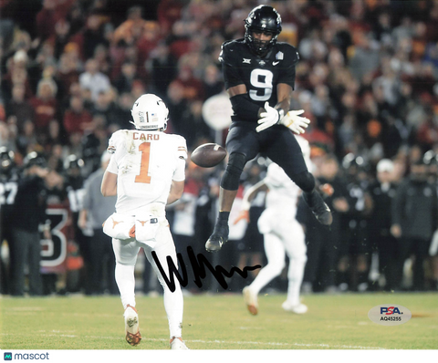 Will McDonald IV Signed Iowa State Cyclones Football 8x10 Photo PSA Autographed