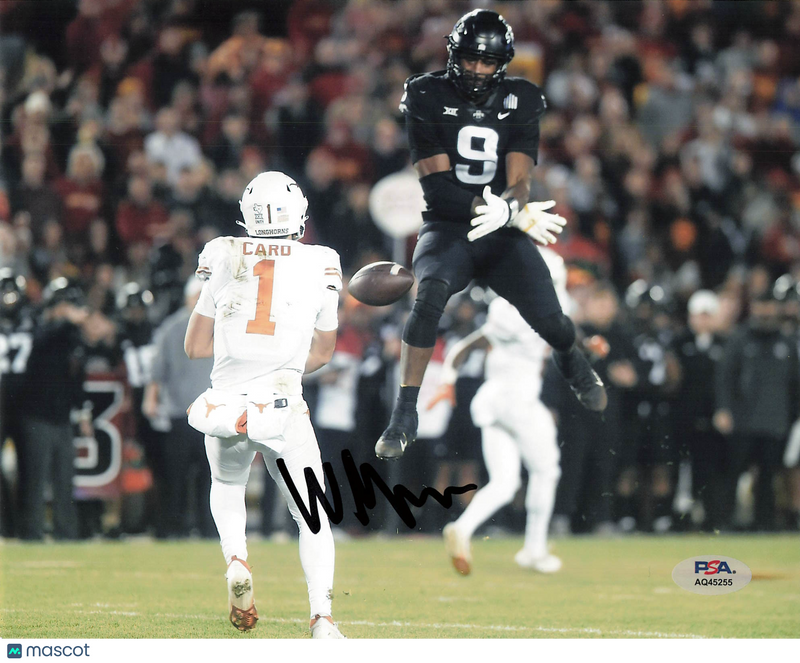 Will McDonald IV Signed Iowa State Cyclones Football 8x10 Photo PSA Autographed