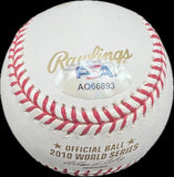 Matt Cain San Francisco Giants Signed Baseball MLB PSA
