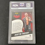 2022-2023 Panini Revolution WWE #77 Austin Theory signed card PSA Auto 10