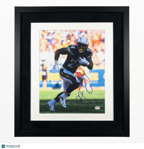 Ryan Mathews Signed San Diego Chargers 11x14 Custom Framed Photo PSA Auth