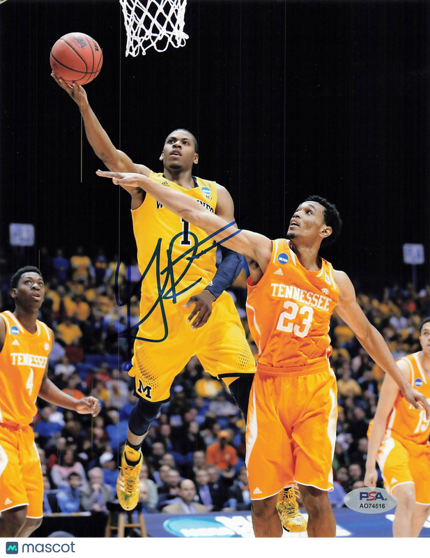 Glenn Robinson III Michigan Wolverines Signed Basketball 8x10 Photo PSA