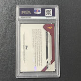 2025 Topps University Bowman Now #18 Jordyn Tyson Signed Card PSA Auto Slabbed Sun Devils