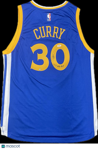 Stephen Curry Signed Jersey PSA Golden State Warriors Autographed