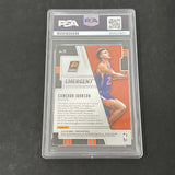 2019-20 Panini Prizm #13 Cameron Johnson Emergent signed card PSA Auto 10