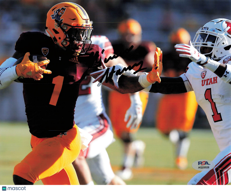 N'Keal Harry Signed Arizona State Sun Devils Football 8x10 Photo PSA Autographed