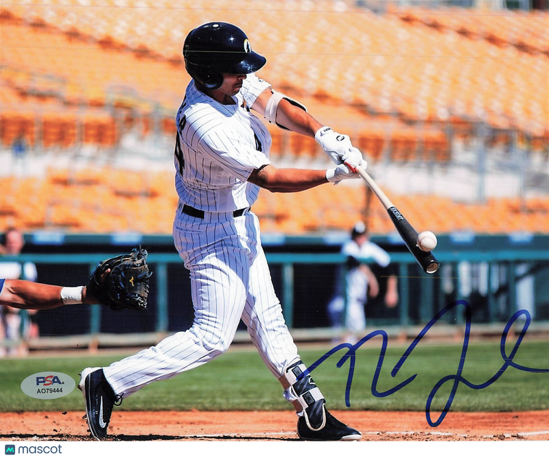 Seby Zavala Chicago White Sox Signed 8x10 Photo PSA