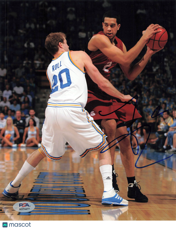 Landry Fields Stanford Cardinal Signed Basketball 8x10 Photo PSA