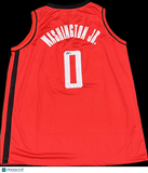 TyTy Washington Jr Signed Houston Rockets Jersey PSA