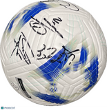 Axel Disasi, Marc Guiu, Wesley Fofana Signed Soccer Ball Chelsea JSA Autograph