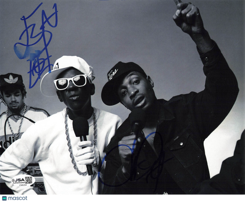 Flavor Flav and Chuck D signed 8x10 Photo Public Enemy JSA Autographed