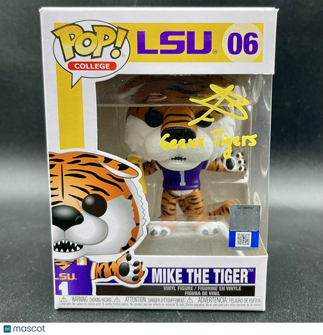 Tre Morgan Signed Funko Pop #06 PSA/DNA Autographed LSU Tigers