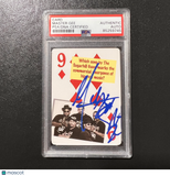 1979 Flickback Media Master Gee Signed Card Auto PSA Slabbed