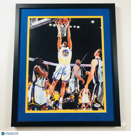 James Michael McAdoo Golden State Warriors Signed 11x14 Custom Framed Photo PSA