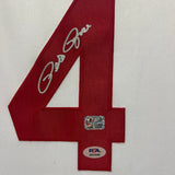 Pete Rose Signed Framed Jersey PSA Cincinnati Reds Autographed 34x40