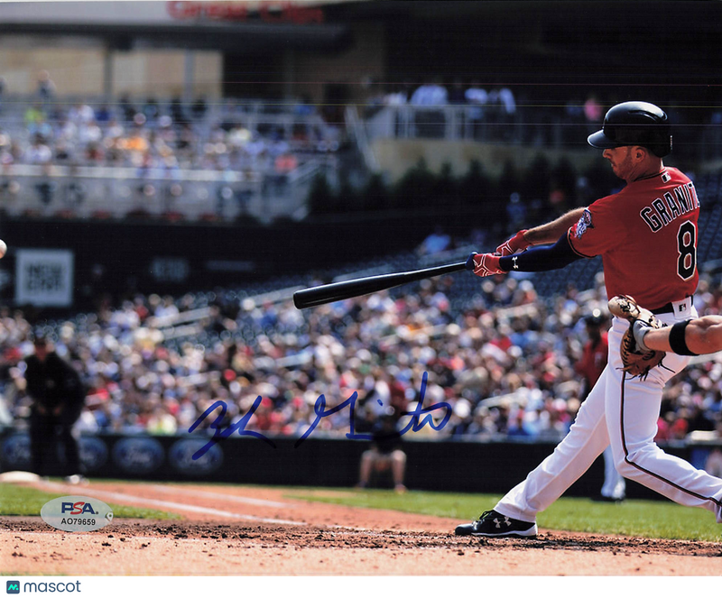 Zack Granite Minnesota Twins Signed 8x10 Photo PSA