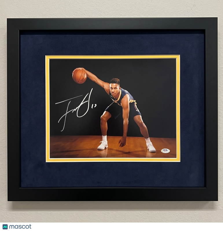 Frank Jackson New Orleans Pelicans Signed 11x14 Custom Framed Photo PSA