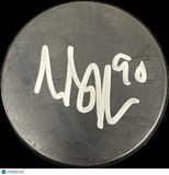 Tyler Johnson  Signed Hockey Puck PSA Tampa Bay Lightning