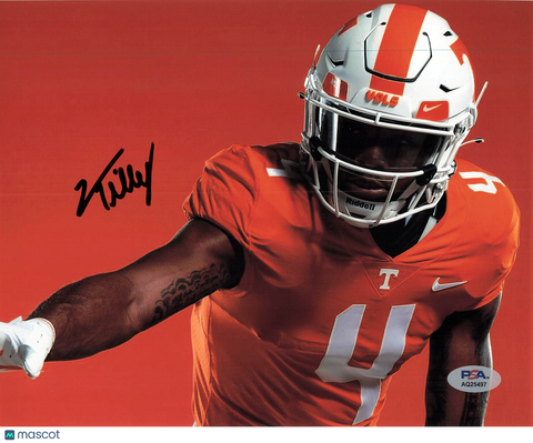 Cedric Tillman Signed Tennessee Volunteers Football 8x10 Photo PSA Autographed